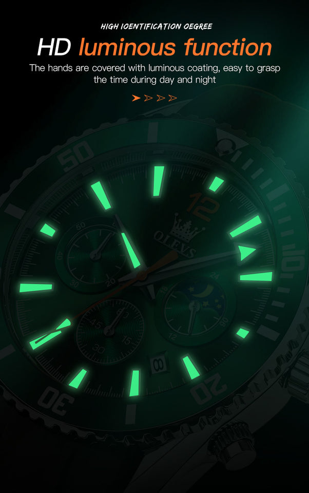 Reloj Cronografo Deportivo de Lujo