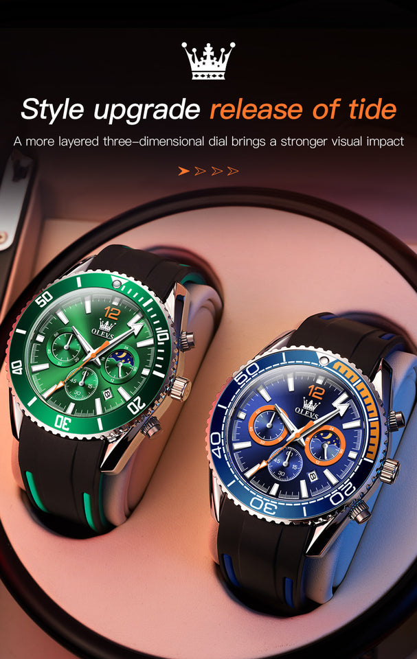 Reloj Cronografo Deportivo de Lujo