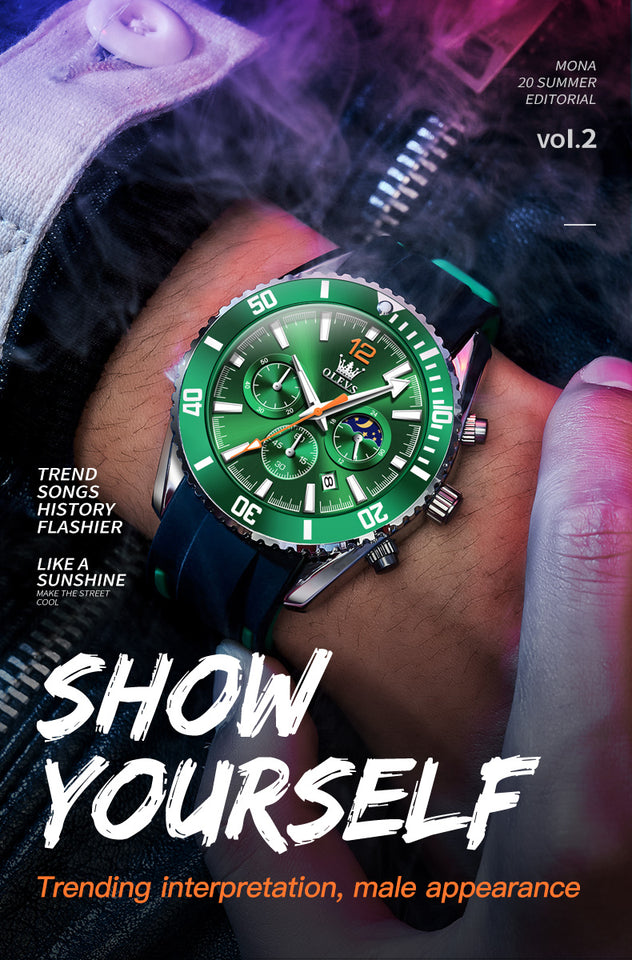 Reloj Cronografo Deportivo de Lujo